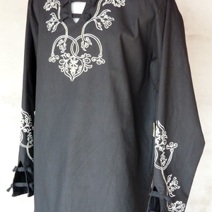 Ing etelközi ornamentikával, fekete szín S-4XL - ruha & divat - férfi ruha - ing - Meska.hu Ing etelközi ornamentikával, fekete szín S-4XL - ruha & divat - férfi ruha - ing - Meska.hu