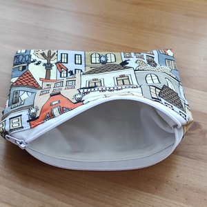  Zöld gondolat újraszalvéta nasi tartóval.  - táska & tok - uzsonna- & ebéd tartó - szendvics csomagoló - Meska.hu