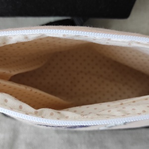 Kézzel festett Pillangós-levendulás nagy táska  szett - táska & tok - kézitáska & válltáska - nagy pakolós táska - Meska.hu