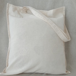 Bevásárló táska kézzel festett pipacsos mintával - táska & tok - bevásárlás & shopper táska - shopper, textiltáska, szatyor - Meska.hu