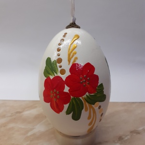 Áttört, festett libatojás - otthon & életmód - dekoráció - dísztárgy - Meska.hu