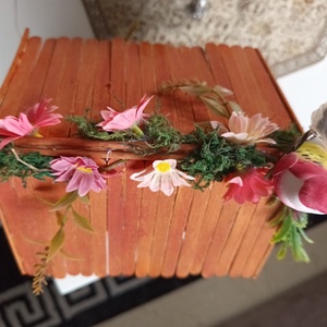 Asztali dísz kút, Otthon & Életmód, Dekoráció, Asztal és polc dekoráció, Asztaldísz, Famegmunkálás, Festett tárgyak, MESKA