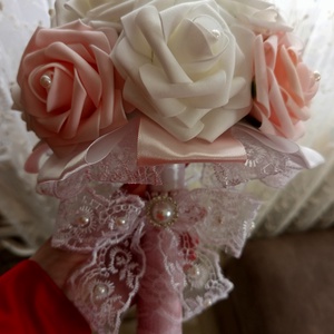 Menyasszonyi csokor  - esküvő - menyasszonyi- és dobócsokor - Meska.hu