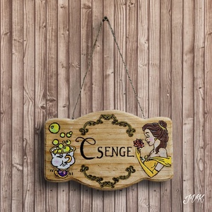 Mesefigurás névtábla - otthon & életmód - babaszoba, gyerekszoba - gyerek névtábla - Meska.hu