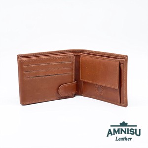 Barna Mandalóris kicsi férfi bőr pénztárca OPR102-man - táska & tok - pénztárca & más tok - pénztárca - férfi pénztárca - Meska.hu