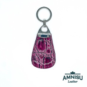 Lila lakk krokkómintás csepp alakú swarovski köves kulcstartó H4025 - táska & tok - kulcstartó & táskadísz - kulcstartó - Meska.hu