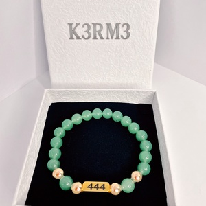 K3RM3 Harmony- Unisex Angyalszámos manifesztációs karkötő, Ékszer, Karkötő, Ásványkarkötő, Ékszerkészítés, Gyöngyfűzés, gyöngyhímzés, MESKA