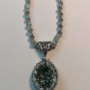 nyaklánc ovális medállal - Meska.hu