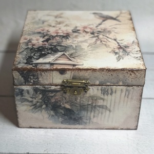 Madárkás fadoboz - kellékek & szerszámok - hobby fa alapanyag - doboz - Meska.hu