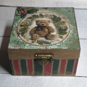 Karácsonyi fadoboz - otthon & életmód - tárolás & rendszerezés - doboz - Meska.hu