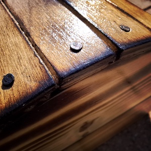 Wooden Chest - Natúr fa kincsesláda - otthon & életmód - tárolás & rendszerezés - doboz - Meska.hu