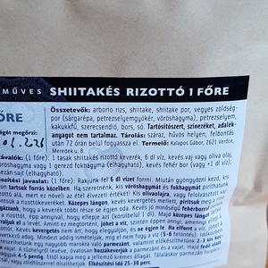 Shiitakés rizottó 1 fő - élelmiszer - gasztro ajándékcsomag - Meska.hu