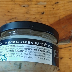 Rókagomba pástétom 90 g - élelmiszer - gasztro ajándékcsomag - Meska.hu