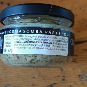 Kucsmagomba pástétom 90 g - élelmiszer - gasztro ajándékcsomag - Meska.hu