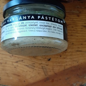 Vargánya pástétom 210 g - élelmiszer - gasztro ajándékcsomag - Meska.hu
