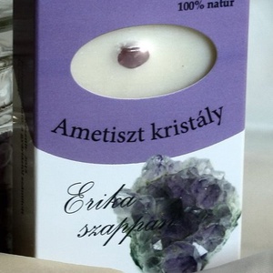 Ametiszt kristály szappan -  - Meska.hu