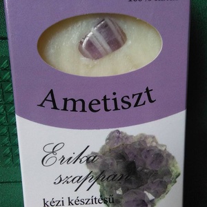 Ametiszt kristály szappan - Meska.hu