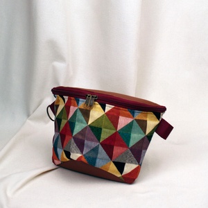 Övtáska modern színes mintával, Táska & Tok, Övtáska, Varrás, MESKA