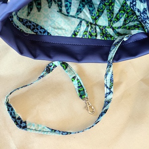 Gymbag / tornazsák fazon / hátizsák / kék / oldalsó rejtett zsebbel - táska & tok - hátizsák - hátizsák - Meska.hu