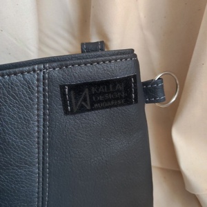 Lara boritéktáska csuklópánttal / kis táska / clutch / textilbőr  - táska & tok - variálható táska - Meska.hu