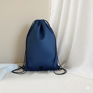 Gymbag / tornazsák fazon / hátizsák / sötétkék / oldalsó rejtett zsebbel - Meska.hu