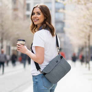 Oldlatáska és övtáska, variálható 2in1 kistáska, fekete állítható pánttal  - táska & tok - variálható táska - Meska.hu