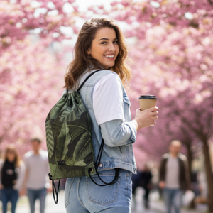 Gymbag / leveles hátizsák /  vízlepergető /oldalsó rejtett zsebbel - táska & tok - hátizsák - hátizsák - Meska.hu