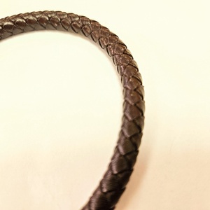  Elegáns bőr férfi karkötő fonott 18-23 cm - ékszer - karkötő - széles karkötő - Meska.hu