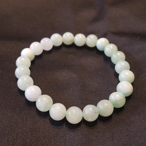 Pompás krizopráz bogyós karkötő gumis(8 mm) - ékszer - karkötő - bogyós karkötő - Meska.hu