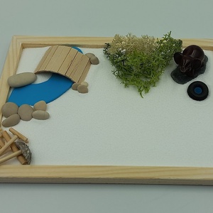 Japán kert (kis) - elefánttal és patakkal - diy (csináld magad) - egységcsomag - Meska.hu