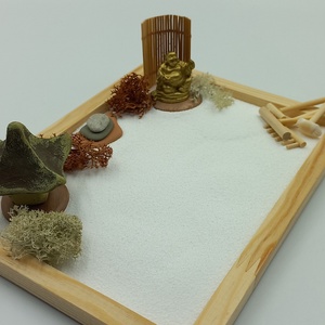 Japán kert (kis) - házikóval és arany Buddhával - diy (csináld magad) - egységcsomag - Meska.hu