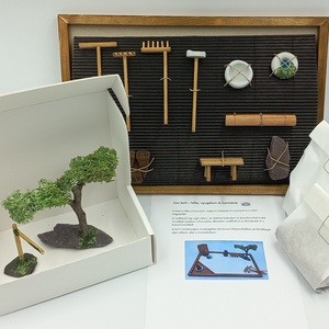Japán kert (nagy)- Torii kapuval, patakkal, híddal és füstölővel - diy (csináld magad) - egységcsomag - Meska.hu