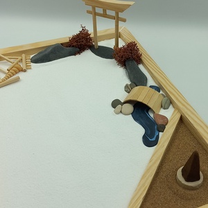 Japán kert (nagy)- Torii kapuval, patakkal, híddal és füstölővel - diy (csináld magad) - egységcsomag - Meska.hu