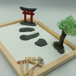 Japán kert (kis) - torii kapuval és fával - diy (csináld magad) - egységcsomag - Meska.hu