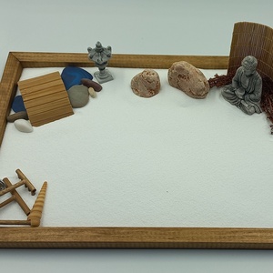 Japán kert (nagy)- híddal, patakkal, lámpással és Buddhával - diy (csináld magad) - egységcsomag - Meska.hu