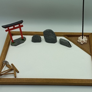 Japán kert (nagy)- torii kapuval és füstölővel - diy (csináld magad) - egységcsomag - Meska.hu
