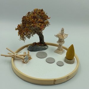 Japán kert (mini)- őszi fával, füstölővel és kőlámpással - diy (csináld magad) - egységcsomag - Meska.hu