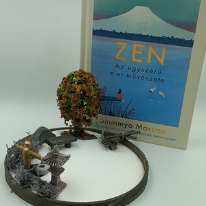 Japán kert (kicsi)- őszi fával és kiegészítőkkel - Meska.hu