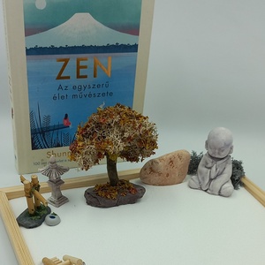 Japán kert (közepes)- Buddhával, őszi fával és kiegészítőkkel  - Meska.hu