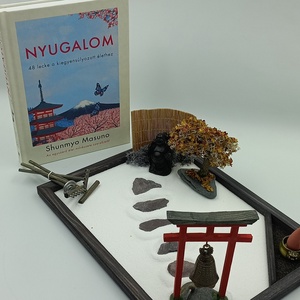 Japán kert (közepes)- Buddhával, őszi fával és kiegészítőkkel  - otthon & életmód - dekoráció - dísztárgy - Meska.hu