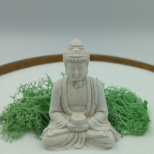 Japánkert kiegészítő - ülő Buddha szobor I., DIY (Csináld magad), Egységcsomag, Gipszöntés, MESKA
