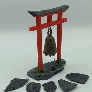 Japánkert kiegészítő - Torii kapu haranggal - Meska.hu