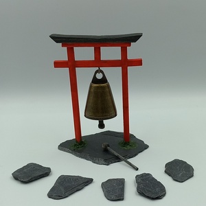 Japánkert kiegészítő - Torii kapu haranggal - diy (csináld magad) - egységcsomag - Meska.hu