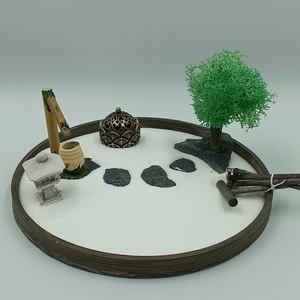 Japánkert kiegészítő - zöld lombú fa II. - otthon & életmód - dekoráció - asztal és polc dekoráció - bonsai - Meska.hu