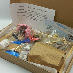 Japánkert (nagy)- füstölővel, híddal és patakkal, fával, kőlámpással és szerzetessel - otthon & életmód - dekoráció - dísztárgy - Meska.hu