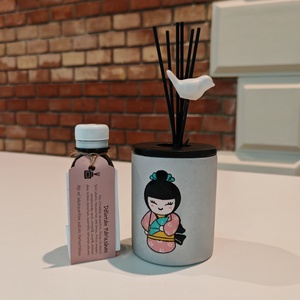 Kokeshi pálcás lakásparfüm illattal Nóra125103 részére - Meska.hu