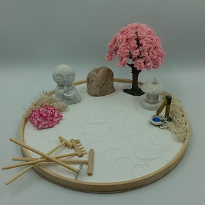 Japánkert (nagy)- virágzó fával, csobogóval, kőlámpással és Dzsizóval, DIY (Csináld magad), Egységcsomag, Mindenmás, MESKA