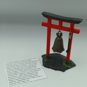 Torii kapu haranggal - Japánkert kiegészítő  - otthon & életmód - dekoráció - asztal és polc dekoráció - japánkert - Meska.hu