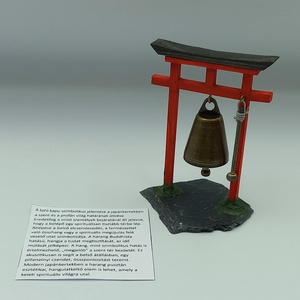 Torii kapu haranggal - Japánkert kiegészítő  - otthon & életmód - dekoráció - asztal és polc dekoráció - japánkert - Meska.hu