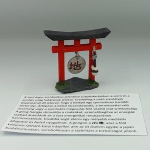 Kis torii kapu gonggal - Japánkert kiegészítő - Meska.hu